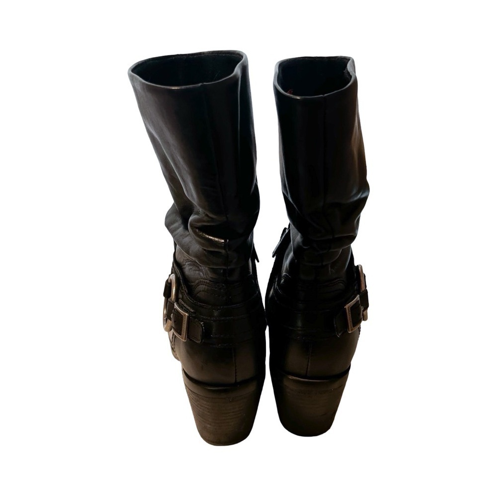 HARLEY DAVIDSON Leather Riding Solstice Boots Black Sz 6 - Picture 3 of 8